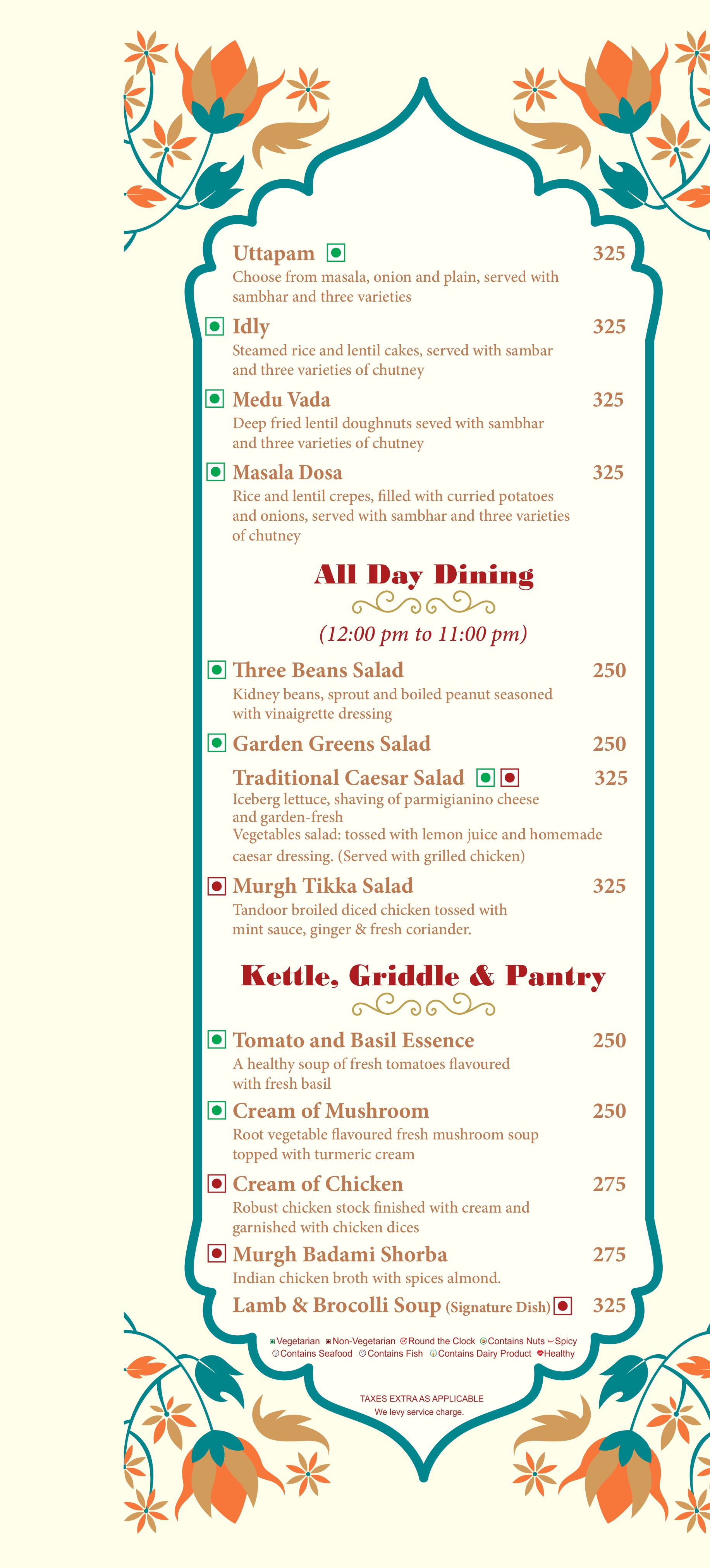 Menu Page 3